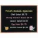 Aarco Display Style Black Chalkboard - 60"W x 36"H