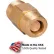 Arrow In-Line Nipple Filter Asp3103-40, Sintered Bronze, 3/8" Npt, 300 Psi - Min Qty 9
