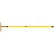 AMPCO® H-102FG Straight Blade Garden/Mixing Hoe W/ Fiberglass Handle 10x55" OAL
