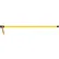 AMPCO® H-110FG Non-Sparking Angled Blade Hoe W/ Fiberglass Handle 7-3/4x55" L