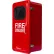 JL Industries FB™ Fiberglass Outdoor Fire Extinguisher Cabinet, Surface Mount, 9"D, Red