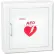 JL Industries AED Cabinet Semi Recessed, 3" Rolled Trim X 6 3/4", 85 Db Audible Alarm, Steel