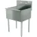 Advance Tabco® Budget Kitchen Sink, 1 Compartment, 36"L x 24"W Bowl, 36"L x 41"H Overall