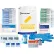 First Aid Only Wound Care Treatment Pack, Fabric, White, 137 Pieces