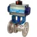 BI-TORQ 2" SS Split Body ANSI 150# Flanged Ball Valve W/Spring Ret. Pneum. Actuator