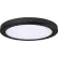Amax Lighting 15" Round Platter LED Flush Mount Light, 40W, 120V, 3000K, Black