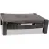 Kantek MS420 Single Level Height Adjustable Monitor Stand With Drawer, Black