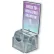 Global Approved 206009 Medium Molded Suggestion Box W/ Pocket, Lock & Key, 7.75" x 6", Acrylic
