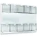 Global Approved 252069 10-Pocket Wall Mount Brochure Holder, 23.75" x 15.75" - Pkg Qty 2