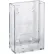 Global Approved 252112 Single Pocket Tri-Fold Wall Mount Brochure Holder 4.125" x 6.25" - Pkg Qty 10