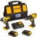 DeWalt® 20V MAX* Lithium Ion Combo Kit (1.5 Ah), DCK280C2, 2-Tool Kit