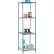 Nexel® 4 Shelf, Poly-Green® Wire Shelving Unit, Starter, 24"W x 21"D x 86"H