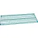 Nexel® S2160G Poly-Green® Epoxy Wire Shelf 60"W x 21"D