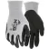 MCR Safety 9673L Memphis Foam Nitrile Gloves, Large, 13 Gauge, Gray/Black - Pkg Qty 12