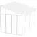 Palram - Canopia Feria Patio Cover Sidewall Kit, HG9005, 8'W x 10'H, Clear Panel, White Frame