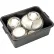 Winco PL-7K - Dish Box, Black, 21-1/2"D x 15-3/4"W x 7-1/4"H, NSF