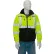 Tingley® J26112 Bomber II Hooded Jacket, Fluorescent Yellow/Green/Black, Small