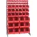 Quantum QRU-16S-220230240 Single Sided 16 Rail Unit w/ 16 QUS220, 18 QUS230, 12 QUS240 Bins Red