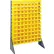Quantum QRU-12S-220-96 Single Sided 12 Rail Unit With 96 QUS220 Ultra Stack & Hang Bins, Yellow