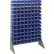 Quantum QRU-12S-220-96 Single Sided 12 Rail Unit With 96 QUS220 Ultra Stack & Hang Bins, Blue