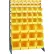 Quantum QRU-16S-220230240 Single Sided 16 Rail Unit w/ 16 QUS220, 18 QUS230, 12 QUS240 Bins Yellow