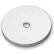 Global Approved 610144-WHT, Flat Revolving Display Base, 0.5"H x 4"Dia, WH - Pkg Qty 10