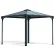 Palram - Canopia Palermo™ HG9150 3000 Gazebo 10'L x 10'W Gray