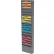 Global Industrial™ 20 Pockets - Medical Chart Hanging Wall File Holder - Gray