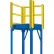 Equipto 970-08 Platform Landing, 48" x 48", Floor Height 96"