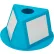 Inventory Control Cone W/ Dry Erase Decals, Turquoise