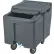 Cambro ICS125L191 - Ice Caddies, Granite Gray, 125 Lbs. Cap., 2 Swivel, 2 locking