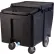 Cambro ICS125LB110 - Ice Caddy, Black, 125 Lbs. Cap., 4 Swivel, 1 with Brake