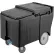 Cambro ICS175LB110 - Ice Caddy, Black, 125lbs. Cap, Short, 2 Swivel, 1 w/Brake, 2, 10" Easy Wheels