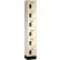 ASI Storage Traditional 6-Tier 6 Door Plastic Locker, 12"W x 12"D x 72"H, Cream, Assembled