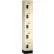 ASI Storage Traditional 5-Tier 5 Door Plastic Locker, 12"W x 12"D x 60"H, Cream, Assembled