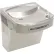 Elkay Drinking Fountain, Filtered, ADA Hands Free, Stainless Steel, 115V, 60Hz, 5 Amps, LZO8S