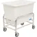 Global Industrial™ Bulk Mover Cart with White Tub, 8 Bushel, 36-1/4"L x 24-1/4"W x 36"H