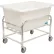 Global Industrial™ Bulk Mover Cart with White Tub, 9 Bushel, 41-1/2"L x 29-1/2"W x 36"H