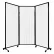 Portable Acoustical Partition Panel, AWRD  80"x8'4" With Casters, Opal