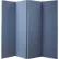 VersiFold Portable Acoustical Partition, 8' x 6'6", Blue