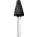 Century Drill 75212 Mounted Grinding Point 1" Dia. 1/4" Shank Size A5 Aluminum Oxide