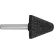 Century Drill 75201 Mounted Grinding Point 1" Dia. 1/4" Shank Size A4 Aluminum Oxide