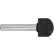 Century Drill 75204 Mounted Grinding Point 3/4" Dia. 1/4" Shank Size A22 Aluminum Oxide