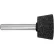 Century Drill 75205 Mounted Grinding Point 1" Dia. 1/4" Shank Size A32 Aluminum Oxide