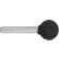 Century Drill 75208 Mounted Grinding Point 3/4" Dia. 1/4" Shank Size A40 Aluminum Oxide