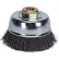 Century Drill 76022 Angle Grinder Cup Brush 3"Dia. Crimped Steel 0.0118"