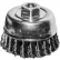 Century Drill 76023 Angle Grinder Cup Brush 3"Dia. Knot Steel 0.02"