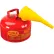 Eagle Type I Safety Can - 2 Gallon with Funnel - Red