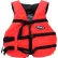 Kemp Adult Universal Life Vest, Red & Black, 20-002-ADULT-RED
