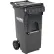 Global Industrial™ Mobile Trash Container, 35 Gallon Gray